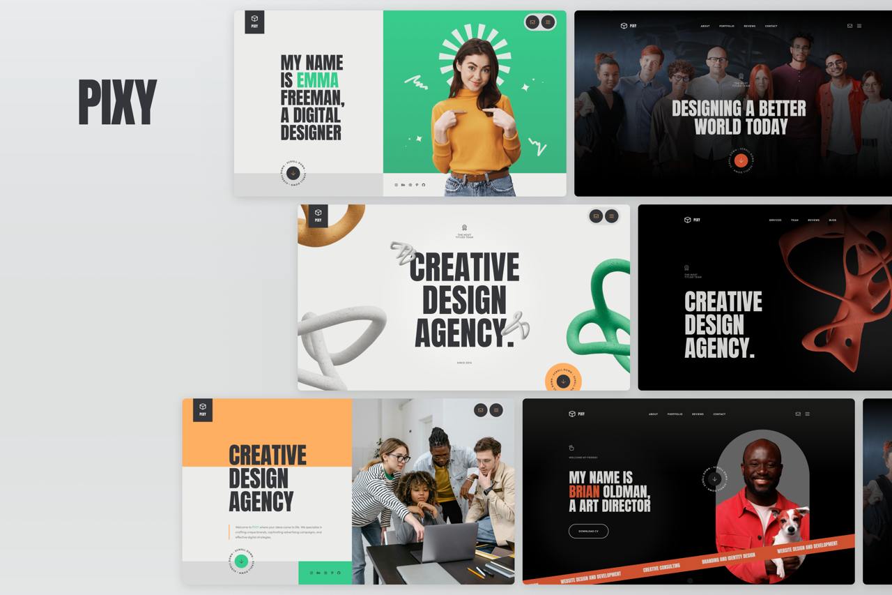 Pixy - Creative Portfolio WordPress Theme - Description