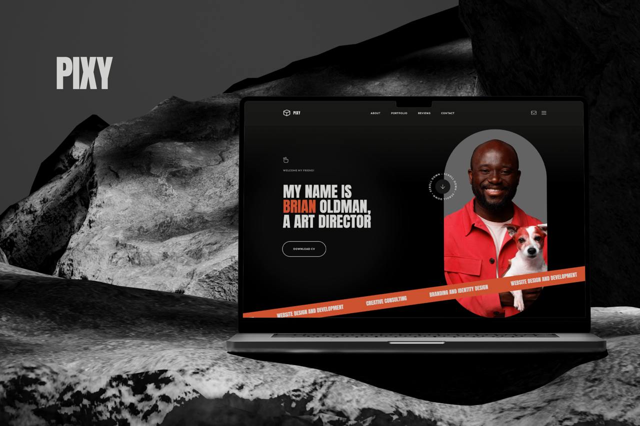 Pixy - Creative Portfolio WordPress Theme - Description Dark 3