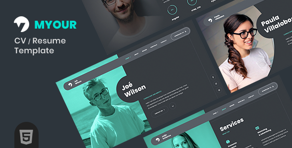 Myour - CV/Resume HTML5 Template