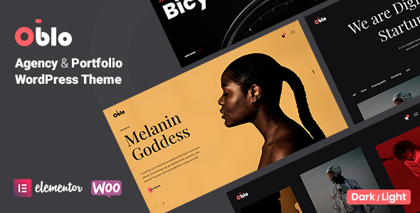 Oblo – Creative Portfolio Agency WordPress Theme