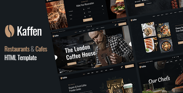 Kaffen – Restaurant HTML5 Template