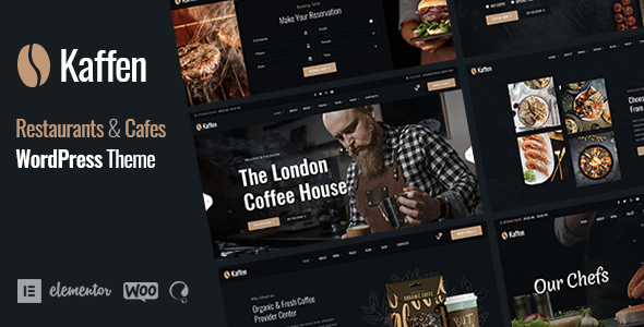 Kaffen - Cafe/Coffee WordPress Theme