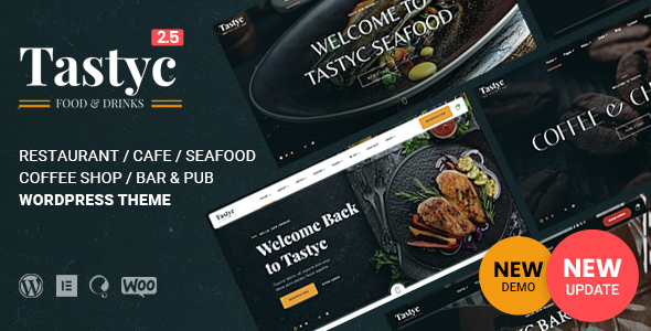 Tastyc – Cafe & Restaurant WordPress Theme