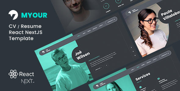 Myour - CV Resume React NextJS Template