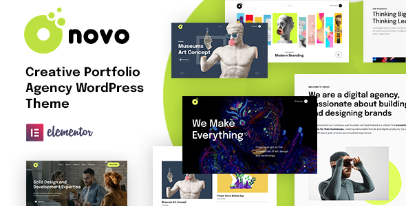 Onovo – Creative Portfolio Agency WordPress Theme
