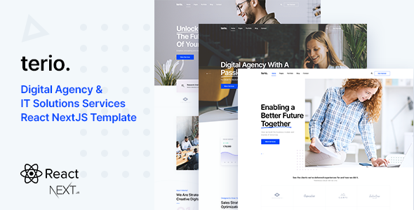 Terio - Digital Agency & IT Services React Template