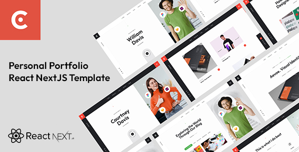 Courtney - Personal Portfolio React NextJS Template