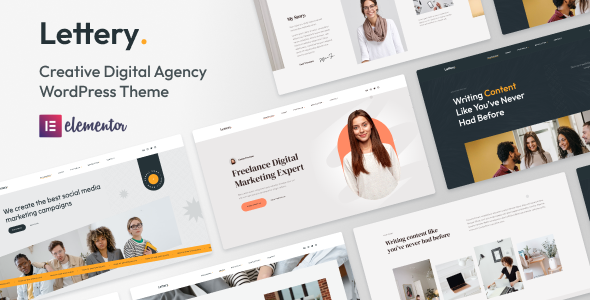 Lettery - Creative Digital Agency WordPress Theme