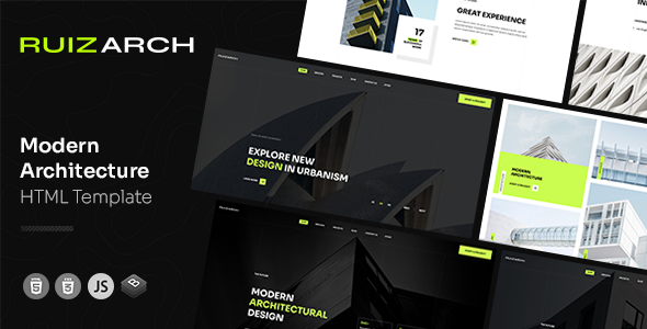 Ruizarch – Architecture HTML Template