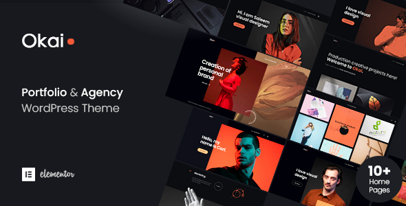Okai - Creative Portfolio Agency WordPress Theme