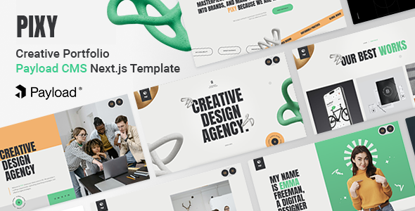 Pixy – Creative Portfolio Payload CMS NextJS Template