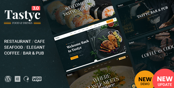 Tastyc – Cafe & Restaurant WordPress Theme